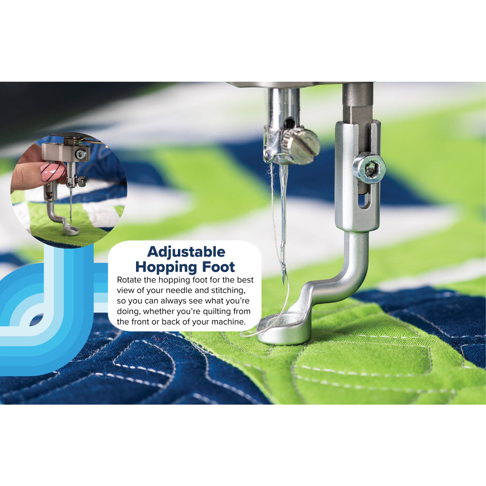 Grace Q'nique 19X Elite Longarm Quilting Machine Adjustable Hopping Foot