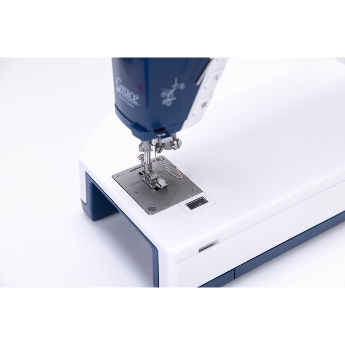 Grace Company Little Rebel Quilting Machine Throat Plate View