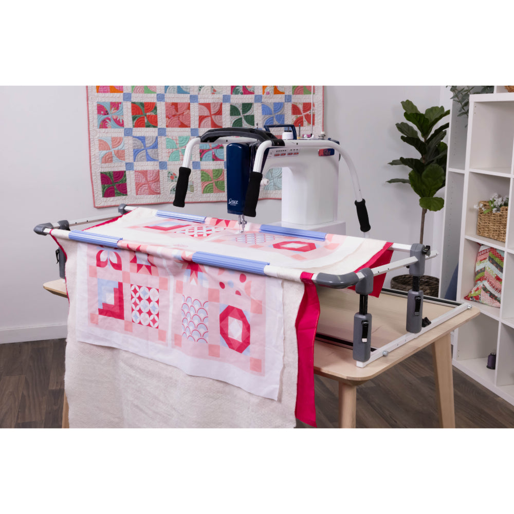 Grace Cutie Breeze Tabletop Quilting Frame with machine
