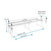 Grace Q-Zone Queen Quilting Frame dimensions